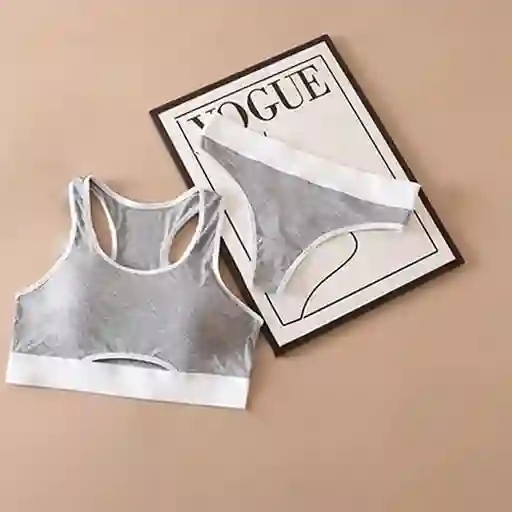 Conjunto De Sujetador Y Bragas Hilo Talla S/m Deportivos