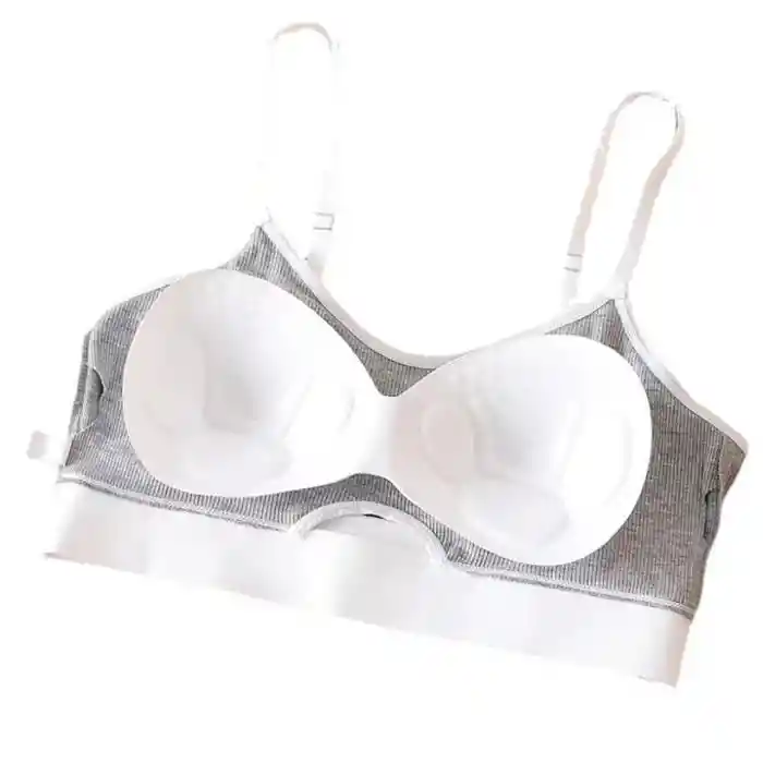 Conjunto De Sujetador Y Bragas Hilo Talla L/xl Deportivos Sin Costuras Para Mujer, Ropa Interior De Algodón Calada, Sujetadores Push-up En La Espalda En U, Conjunto De Lencería Sexy Cómodo
