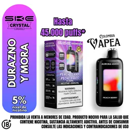 Vape Crystal Peach Berry 45000 Puffs 5%