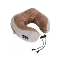 Masajeador Almohada Eléctrico Cuello Cervical Recargable Color Gris