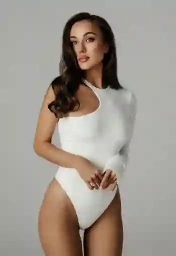 Body Cut Out Blanco Talla S/m