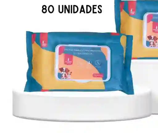 Paños Humedos Calabaza Pets X80 Unidades