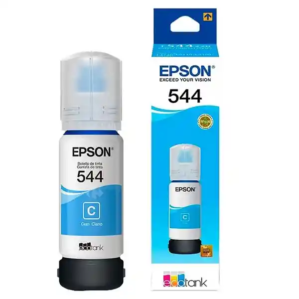 Tinta Epson Botella 65ml Cyan T544 L3110 Epson