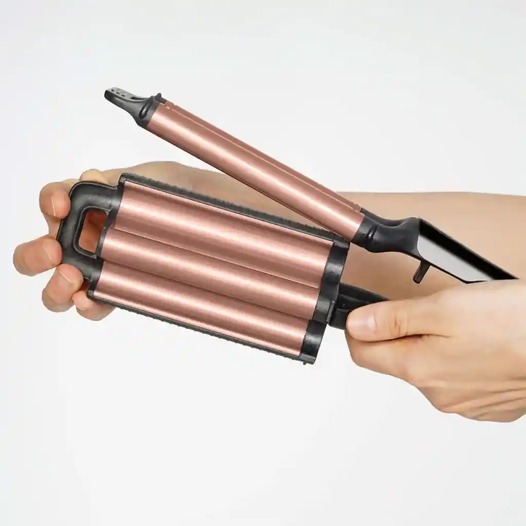 Plancha Rizadora Cabello Moldeador Ondulador Placa Ceramica Rizos