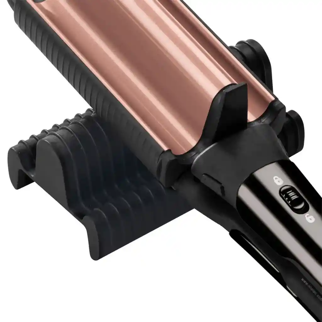 Plancha Rizadora Cabello Moldeador Ondulador Placa Ceramica Rizos