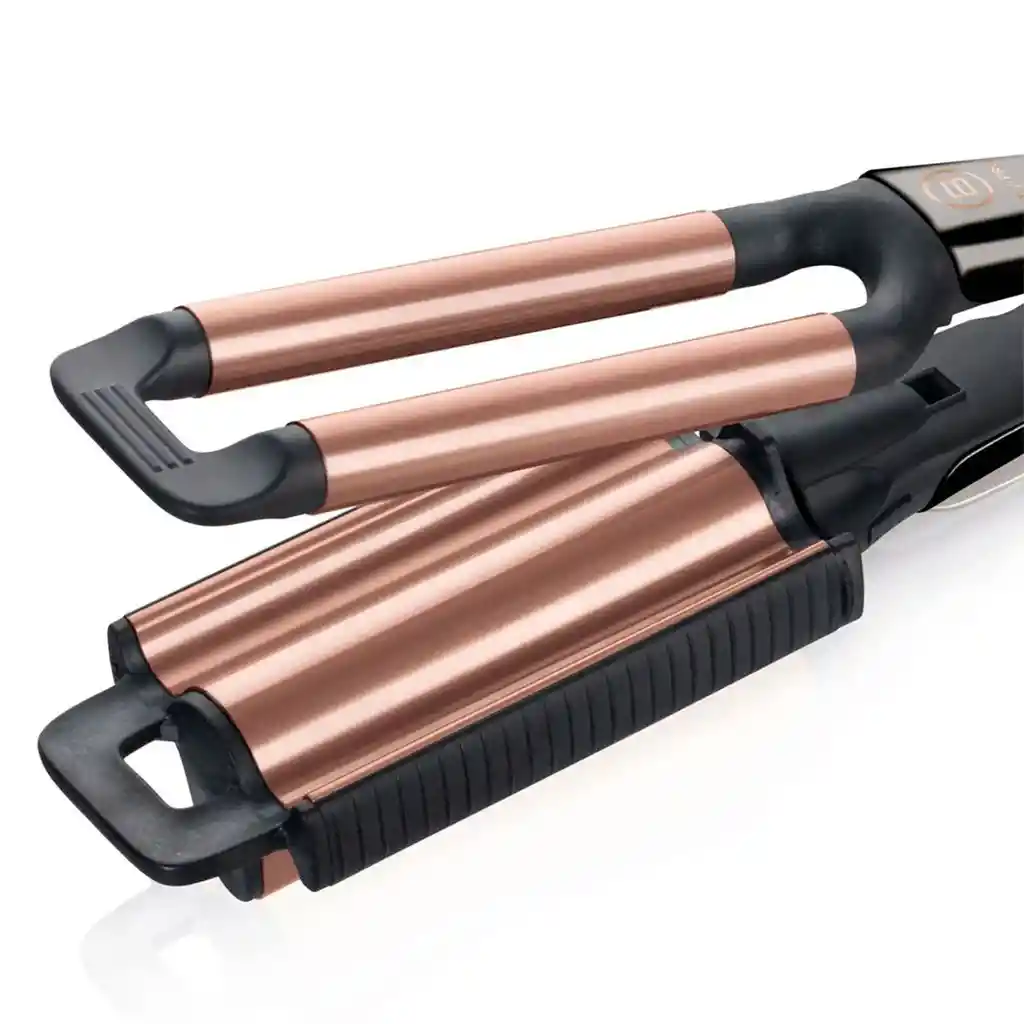 Plancha Rizadora Cabello Moldeador Ondulador Placa Ceramica Rizos