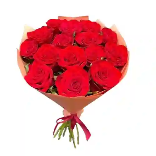 Ramo Con 12 Rosas Rojas, Un Regalo De Pura Pasión