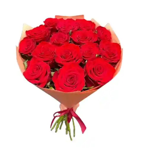 Ramo Con 12 Rosas Rojas, Un Regalo De Pura Pasión