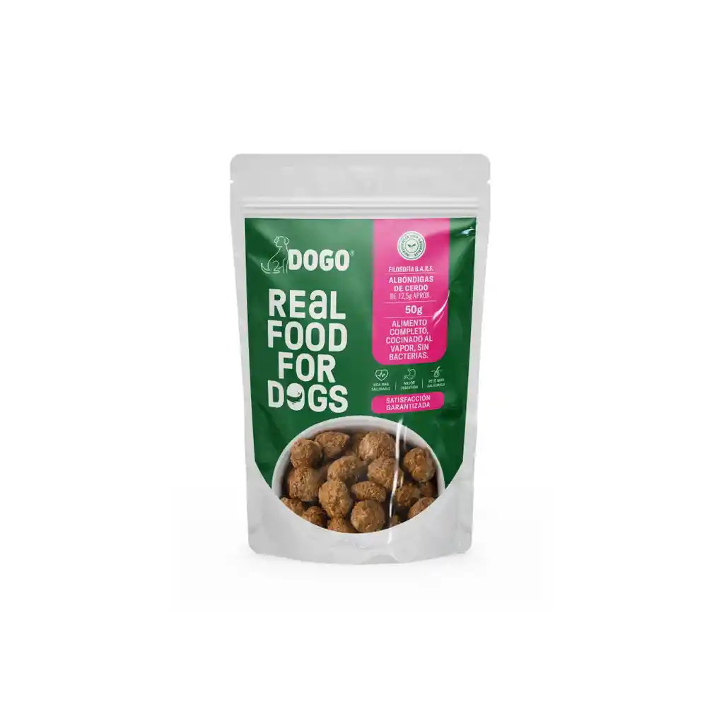 Albondigas Para Perro Sabor Cerdo 150g Dogo