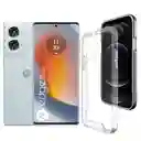 Case Carcasa Transparente Para Motorola Edge 50 Fusion
