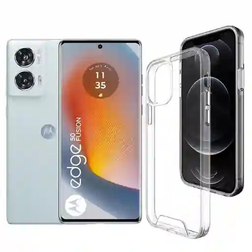 Case Carcasa Transparente Para Motorola Edge 50 Fusion