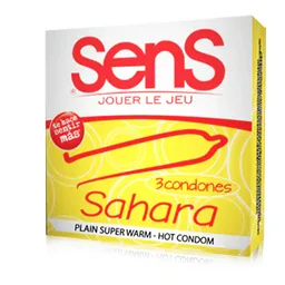 Condones Preservativo Sens Sahara Efecto Calor