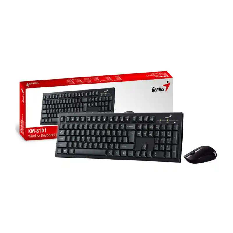 Combo Teclado Y Mouse Inalambrico Genius Km 8101