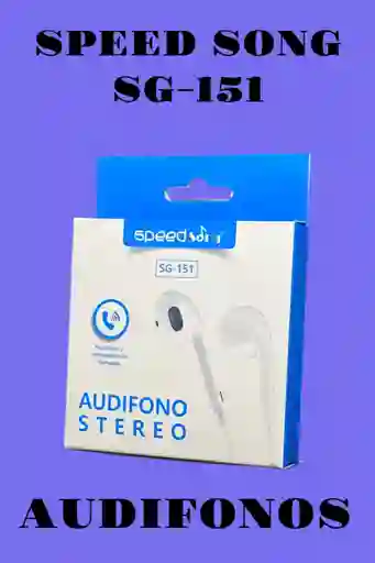 Audifono Stereo Speed Song Sg-151