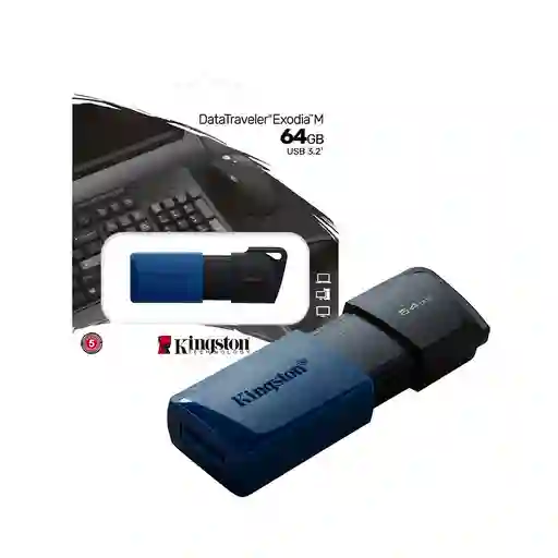 Memoria Usb 64gb Kingstin