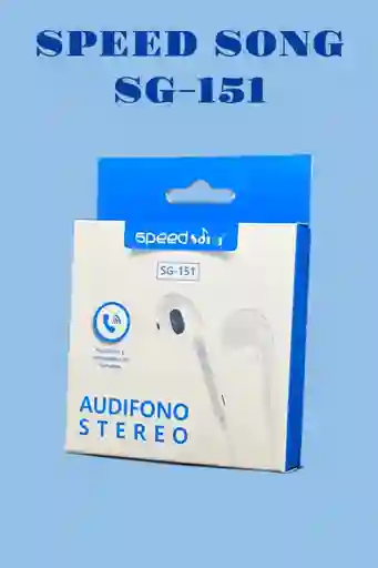 Audifono Stereo Speed Song Sg-151