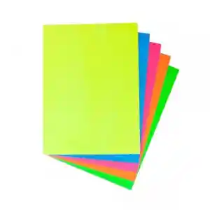 Cartulina Calipso Amarillo Fluorescente Octavo