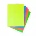 Cartulina Calipso Naranja Fluorescente Octavo