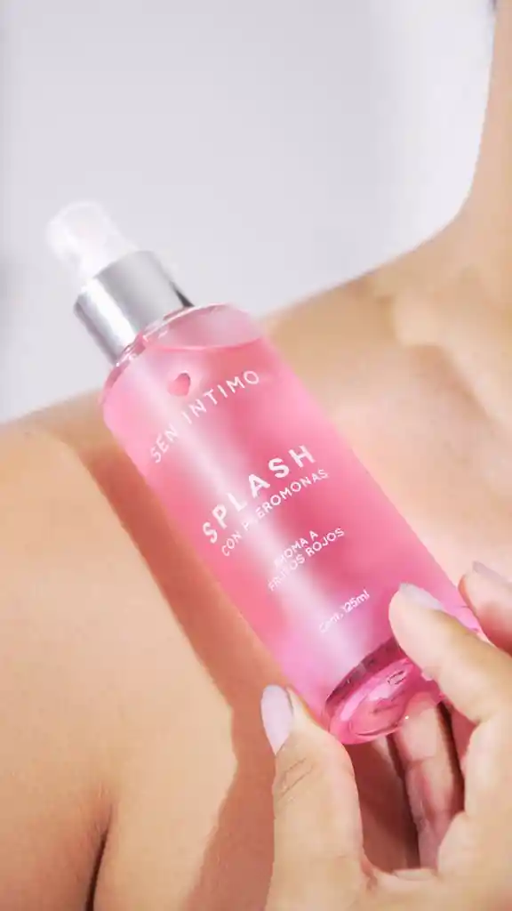 Splash Con Feromonas Aroma Frutos Rojos X 125ml Sen Intimo