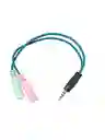 Divisor Y 3.5mm 1a2 Auriculares Cable Aux Audio
