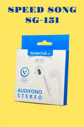 Audifono Stereo Speed Song Sg-151