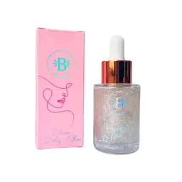 Iluminador Corporal Shimmer Bloomshell Tono Plateado