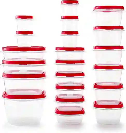 Refractarios Plástico Rubbermaid X21 Organizador De Cocina Hermético