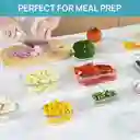 Refractarios X8 En Vidrio Organizador De Cocina Hermético