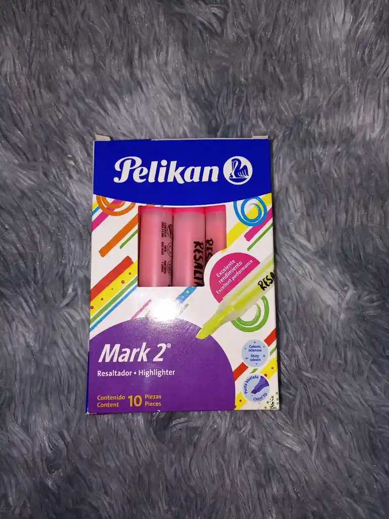 Resaltador Pelikan Fuscia Caja Por 10 Unidades