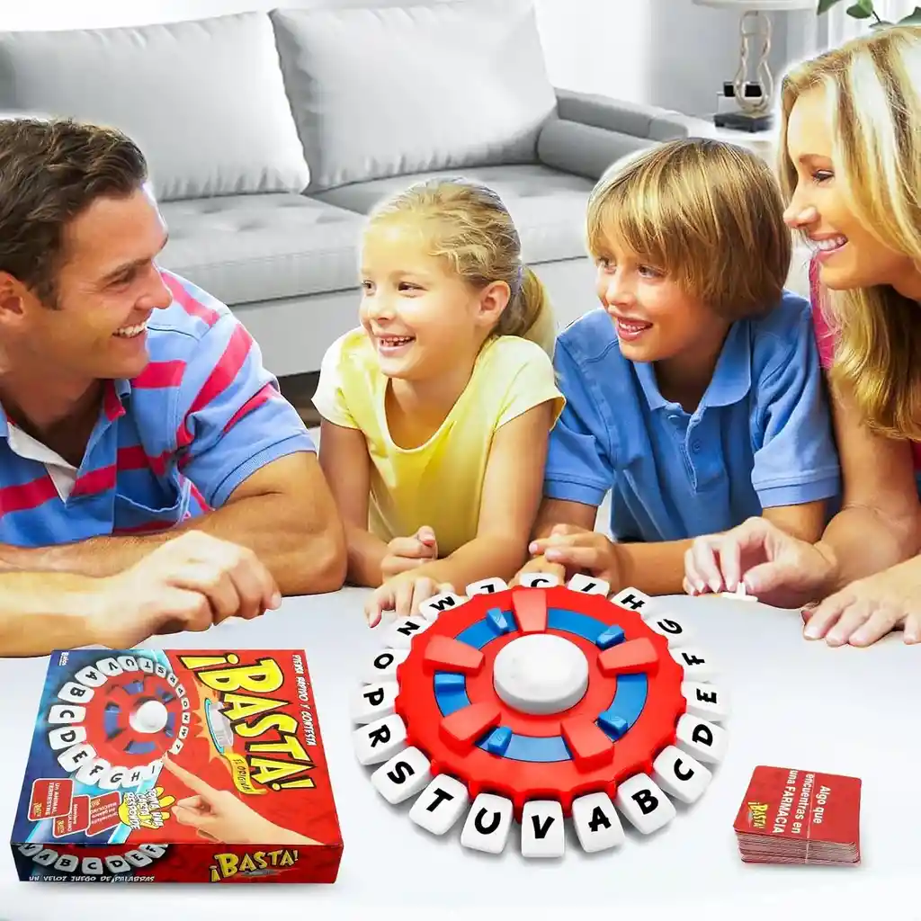 Juego De Mesa Basta En Español Interactivo Palabras Agilidad Mental Letras