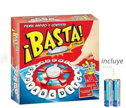 Juego De Mesa Basta En Español Interactivo Palabras Agilidad Mental Letras