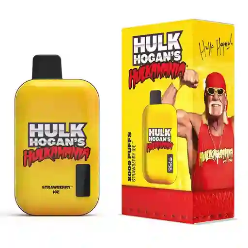Vaper Hulk Hogan - 8000 Puffs - Strawberry Ice