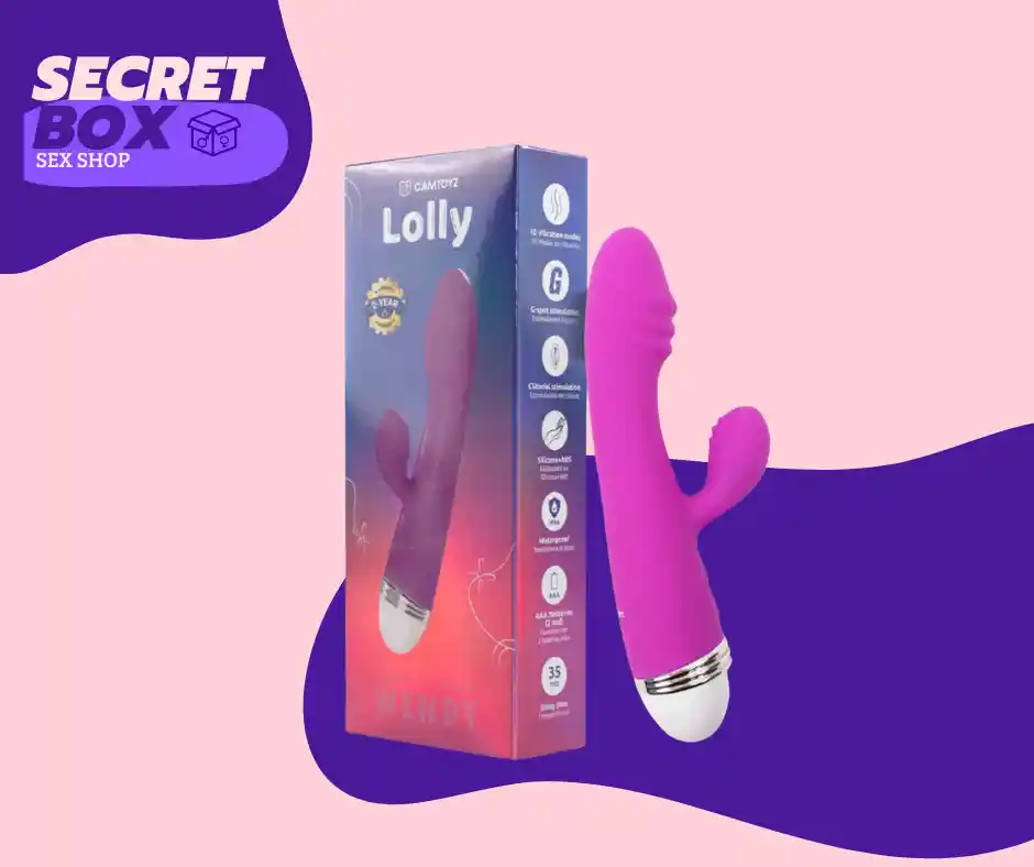 Vibrador Doble Wendy Morado 💜🔥