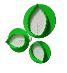 Cortador Y Expulsor Fondant Hojas X 3 Masas Y Más