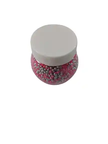 Perlas Dulces Plata Y Rojo X125 Grs