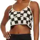 Top Tejido Tipo Crochet Para Mujer