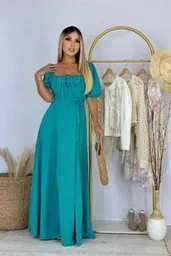 Vestido Verano Unicolor Talla S/m