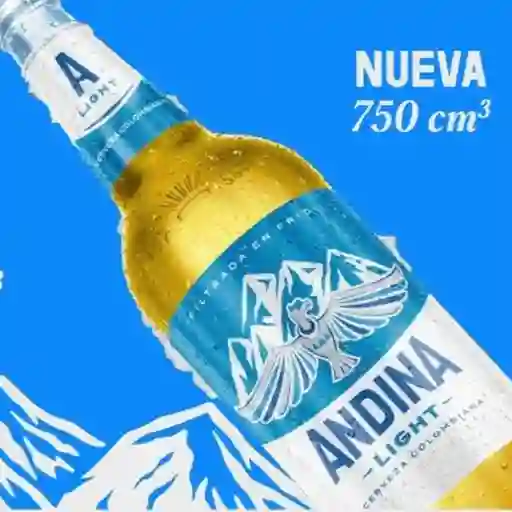 Cerveza Andina Light - Botella 750 Ml