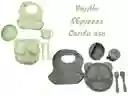 Set De Vajilla Silicona Para Bebés 6 Piezas