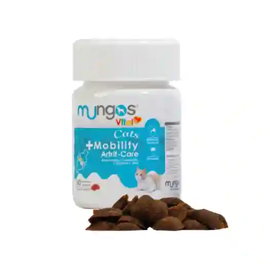 Mungos Vital Cats + Movility Frasco - 80 Tabs