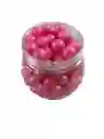Perlas Comestibles Dulces Rosadas #8 X 125grs