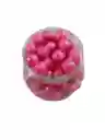 Perlas Comestibles Dulces Rosadas #8 X 125grs