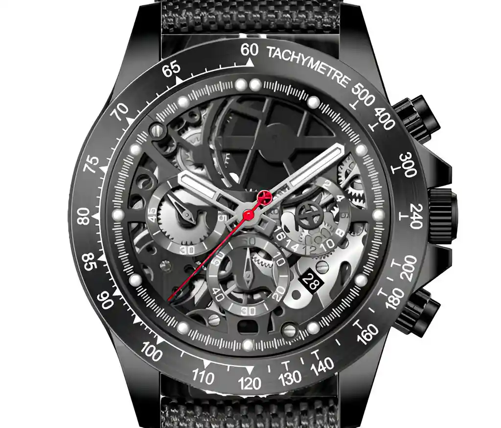 Reloj G-force H4019g Cronografo Funcional Nylon + Estuche