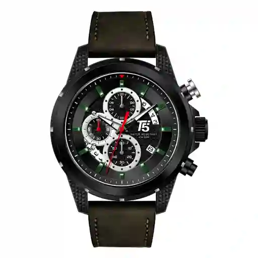 Reloj G-force H3844g Cronografo Funcional Cuero + Estuche