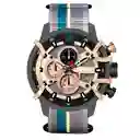 Reloj G-force H4051g Cronografo Funcional Cuero + Estuche
