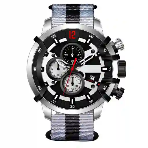 Reloj G-force H4051g Cronografo Funcional Cuero + Estuche