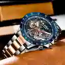 Reloj G-force H3717g Cronografo Funcional Acero + Estuche