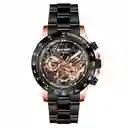 Reloj G-force H3717g Cronografo Funcional Acero + Estuche