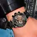 Reloj G-force H3717g Cronografo Funcional Acero + Estuche