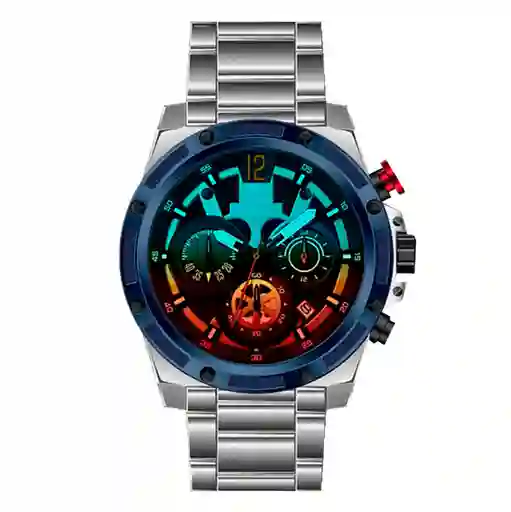Reloj G-force H3907g Cronografo Funcional Acero + Estuche